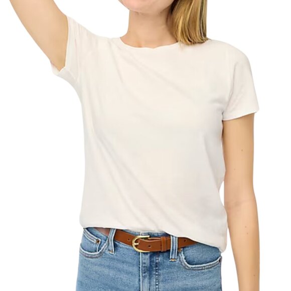 NWT - J. CREW FACTORY Vintage Slub Cotton Crewneck Tee - Picture 2 of 5